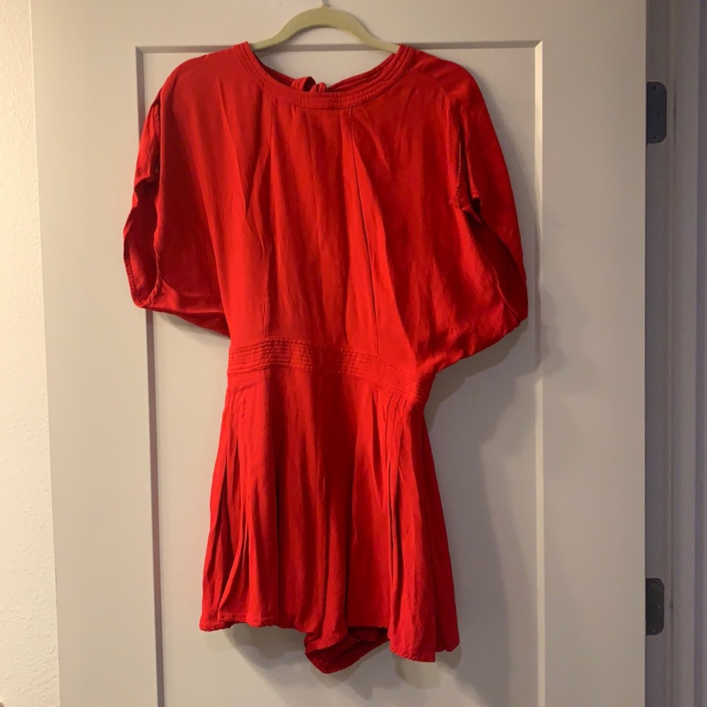 Red romper!